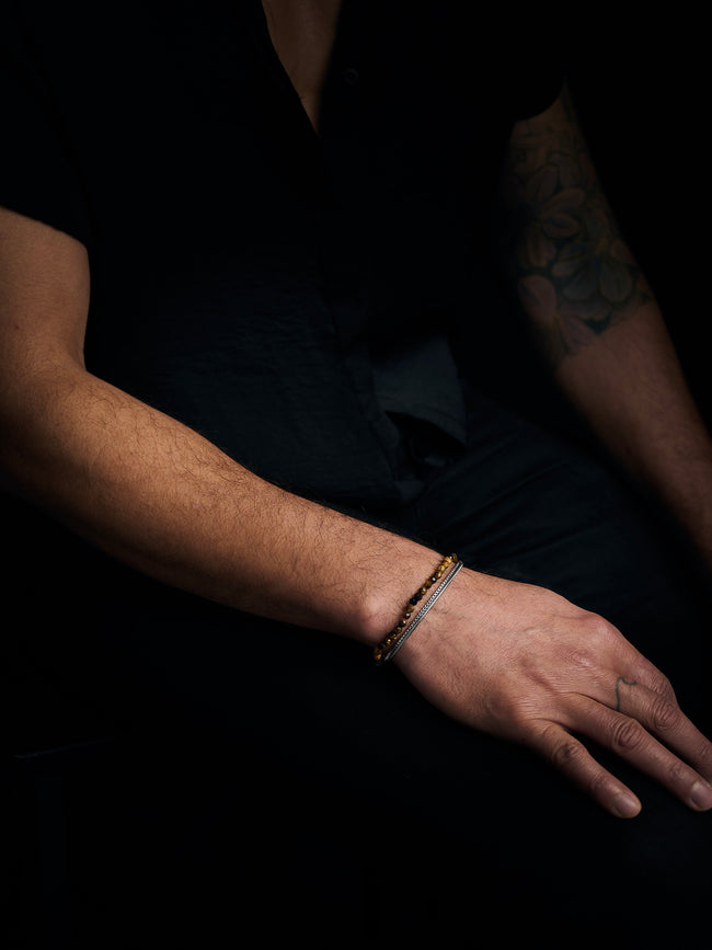 Mr Kurbini -  Tiger Eye Stone Bracelet