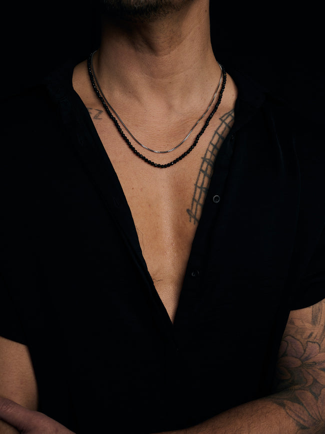 Mr Kurbini - Black Onyx Stone Necklace