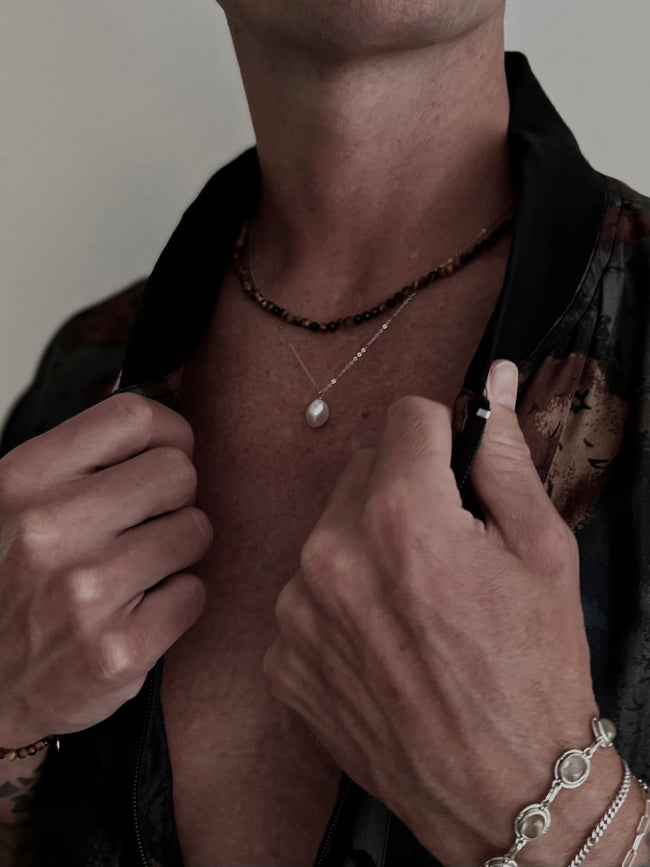 Mr Kurbini - Tiger Eye Stone Necklace
