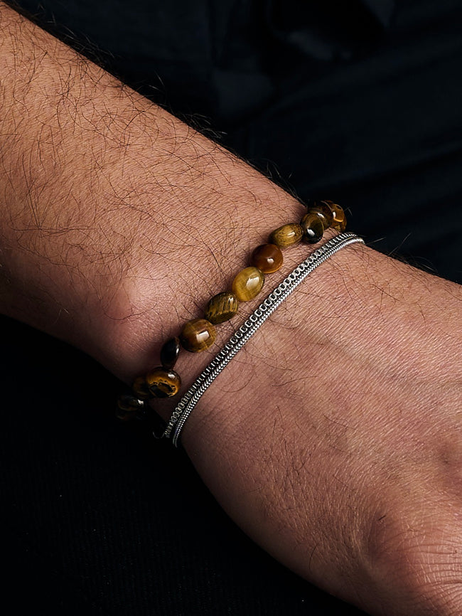 Mr Eros - Tiger Eye Stone Bracelet