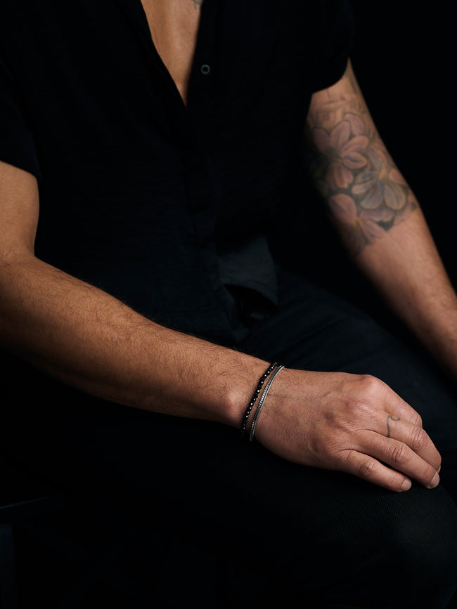 Mr Kurbini -  Black Onyx Stone Bracelet