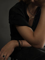 Mr Kurbini - Black Onyx Stone Necklace