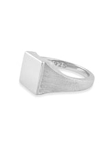 Sir Bernard - Silver Ring with Brushed and High Polished Surface