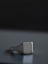 Sir Bernard - Silver Ring with Brushed and High Polished Surface