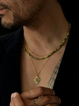 Mr Kurbini - Green Jade Stone Necklace